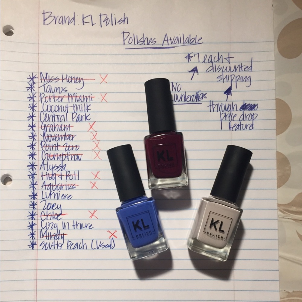 Porter Miami, Mindy, Hug & Roll by KL Polish.